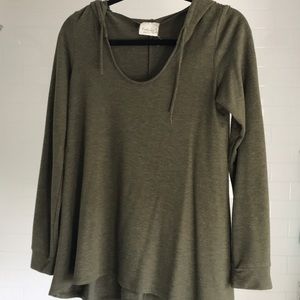 Dark Green Soft Sweatshirt